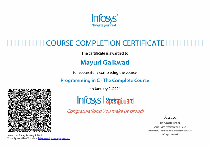 C++ Certificate